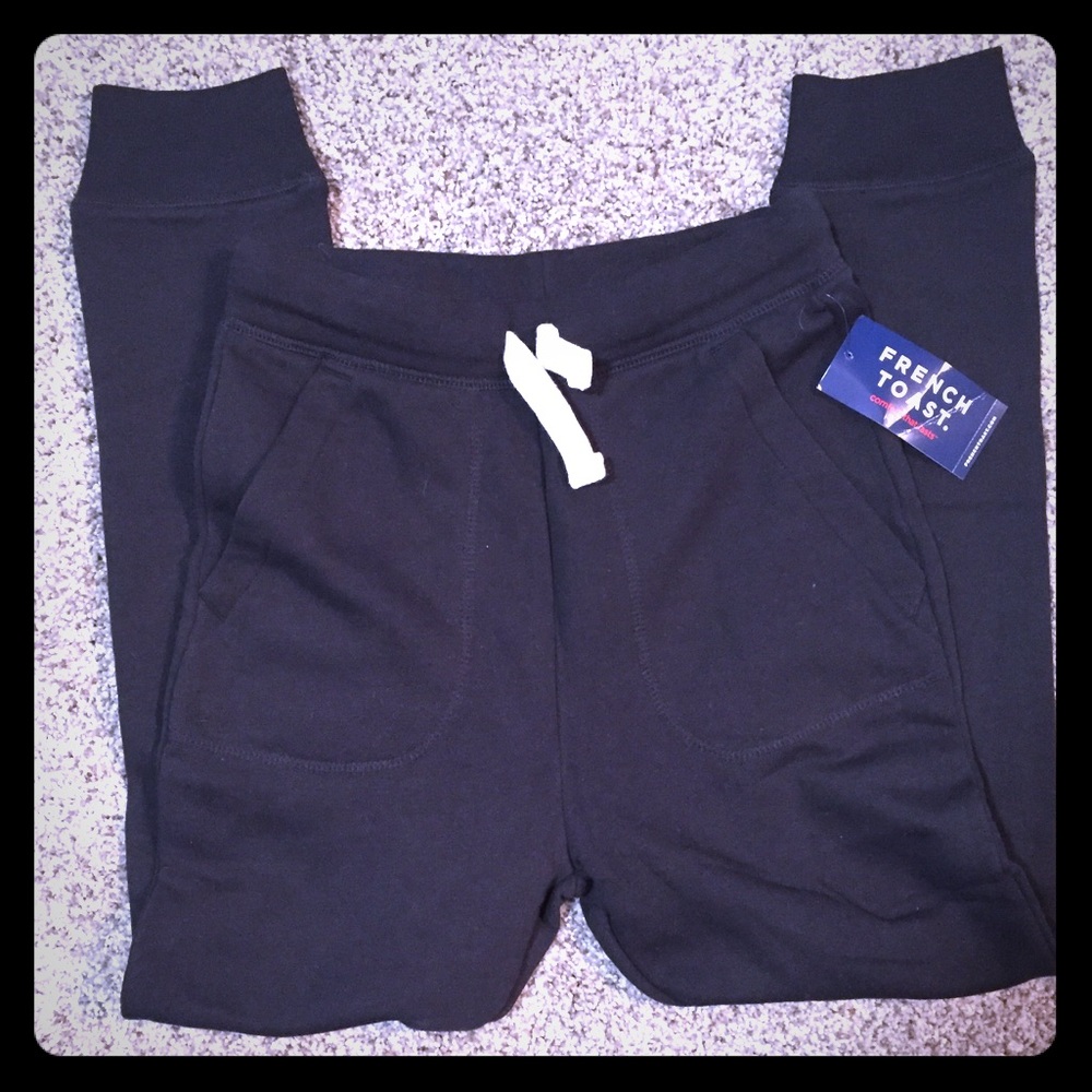 French Toast Boys Joggers, L (10-12)